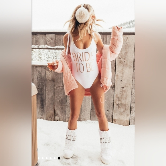Show Me‎ Your Mumu,  Oceana One Piece, Bride to Be, Size Medium, NWT - Picture 1 of 13